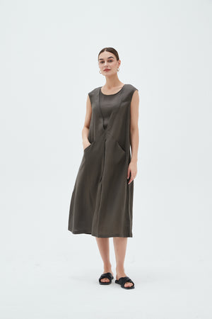 V FLANGE DRESS