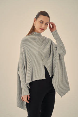 SPLIT FRONT KNIT