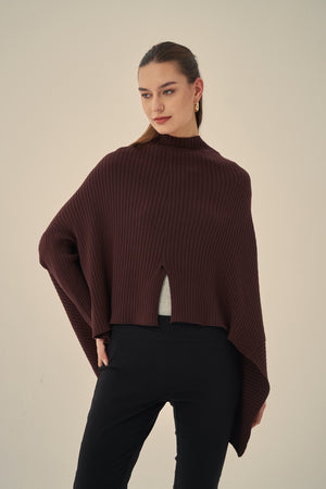 SPLIT FRONT KNIT