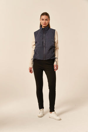PADDED RUCHED VEST