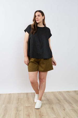 RELAXED GATHER TOP