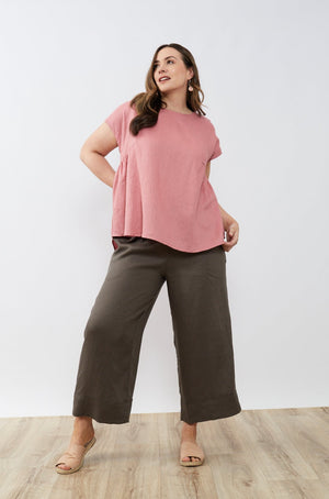 RELAXED GATHER TOP