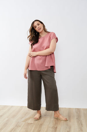 RELAXED GATHER TOP