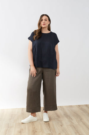 RELAXED GATHER TOP