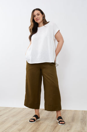 RELAXED GATHER TOP