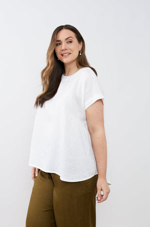 RELAXED GATHER TOP