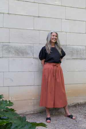 BALLOON SLEEVE TOP