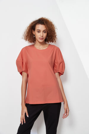 BALLOON SLEEVE TOP