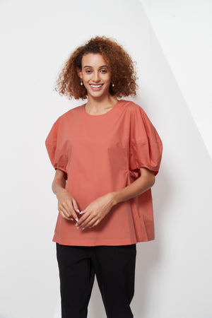 BALLOON SLEEVE TOP