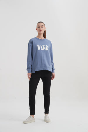 SPLIT HEM SWEAT