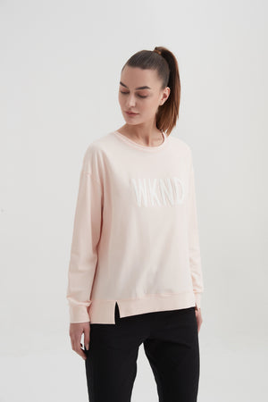 SPLIT HEM SWEAT