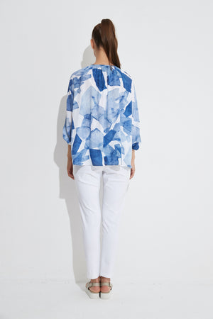 GATHERED NECK BLOUSE