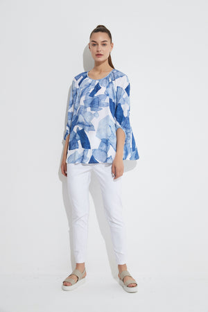 GATHERED NECK BLOUSE