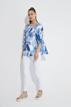 GATHERED NECK BLOUSE