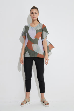 FLUTTER SLEEVE TOP