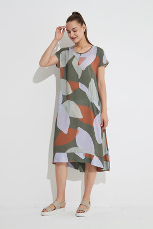 SEAM DETAIL DRESS