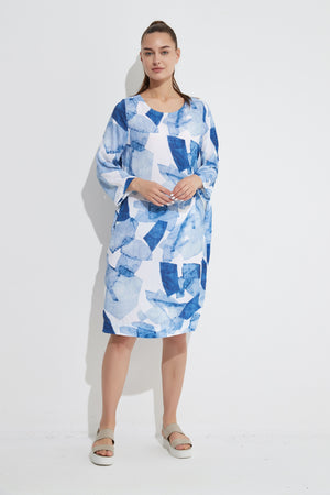 HALF SLEEVE SHIFT DRESS