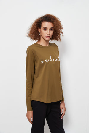 LONG SLEEVE SCRIPT TEE