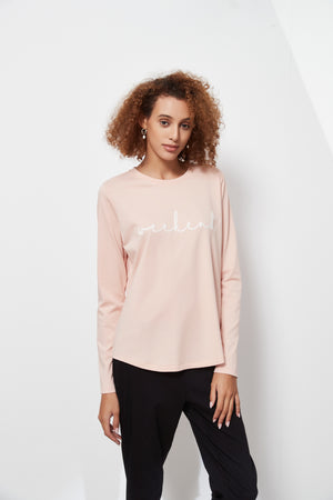 LONG SLEEVE SCRIPT TEE