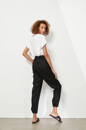 SLIM LINEN PANT