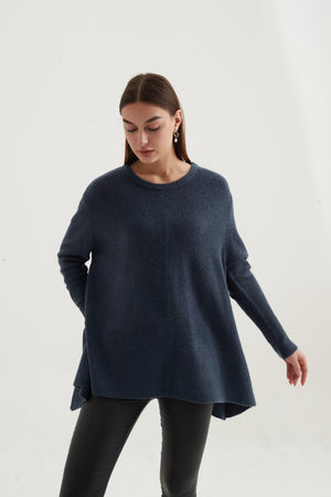 DROP SIDE KNIT