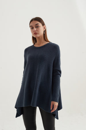 DROP SIDE KNIT