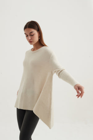 DROP SIDE KNIT