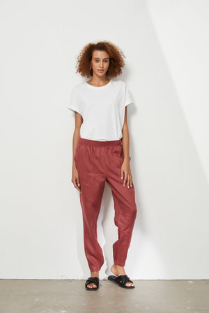 SLIM LINEN PANT