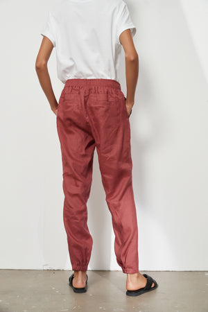 SLIM LINEN PANT