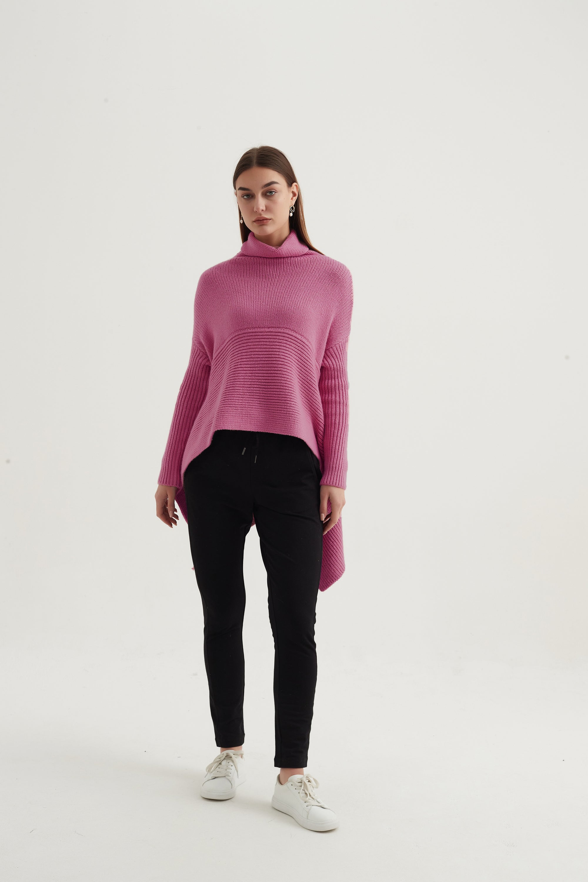 CONTRAST RIB KNIT