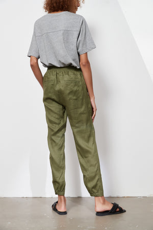SLIM LINEN PANT
