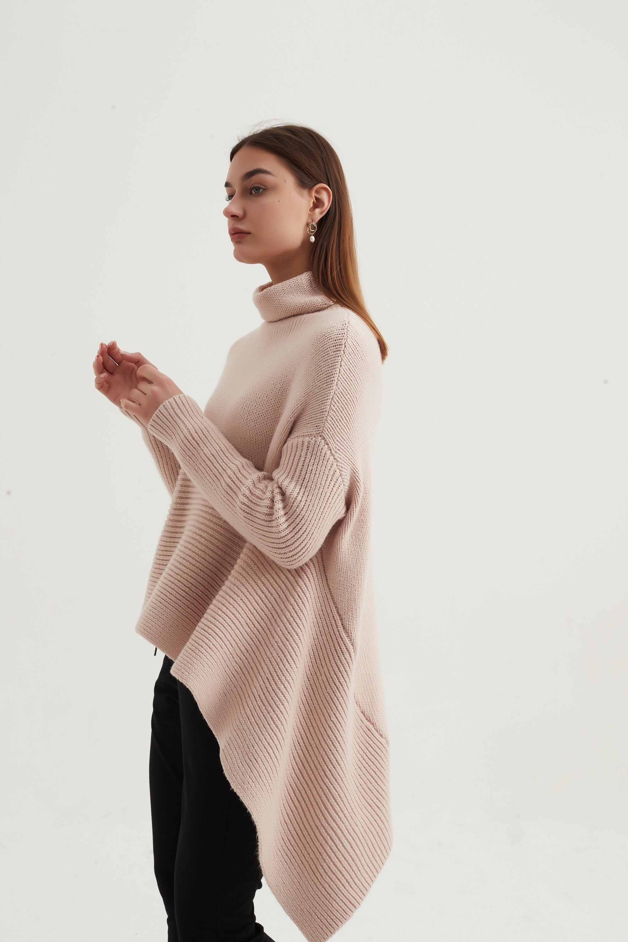 CONTRAST RIB KNIT