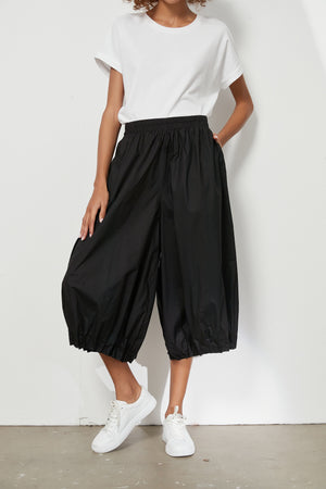 PENCIL TUCK HEM PANTS