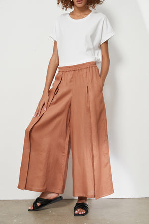 LAYERED PALAZZO PANT