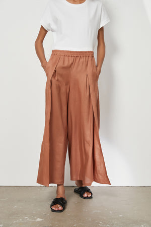 LAYERED PALAZZO PANT