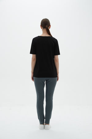 SLIM FIT STEP HEM TEE