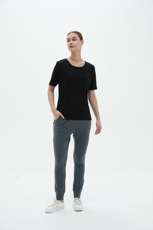 SLIM FIT STEP HEM TEE