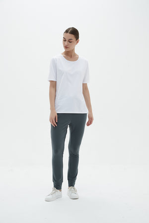 SLIM FIT STEP HEM TEE