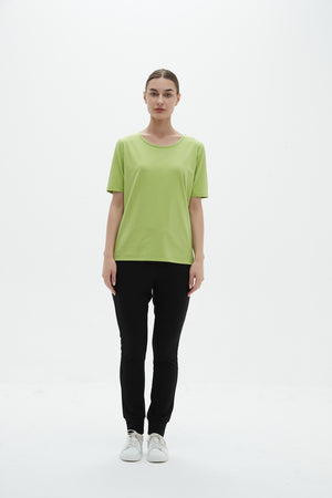 SLIM FIT STEP HEM TEE