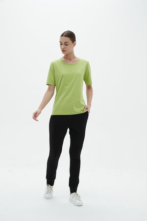 SLIM FIT STEP HEM TEE