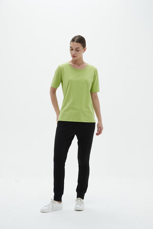 SLIM FIT STEP HEM TEE