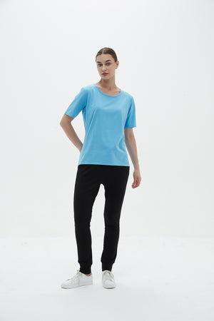 SLIM FIT STEP HEM TEE