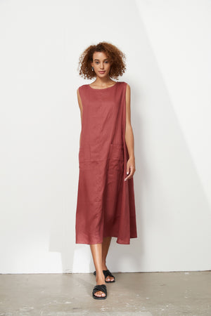 A LINE TANK DRESS