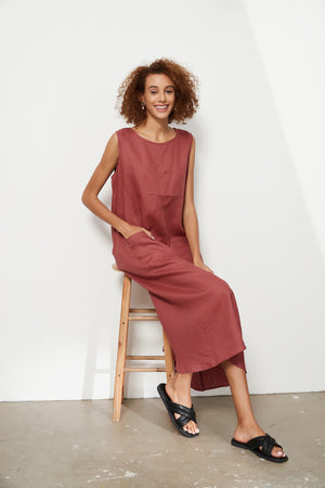 A LINE TANK DRESS