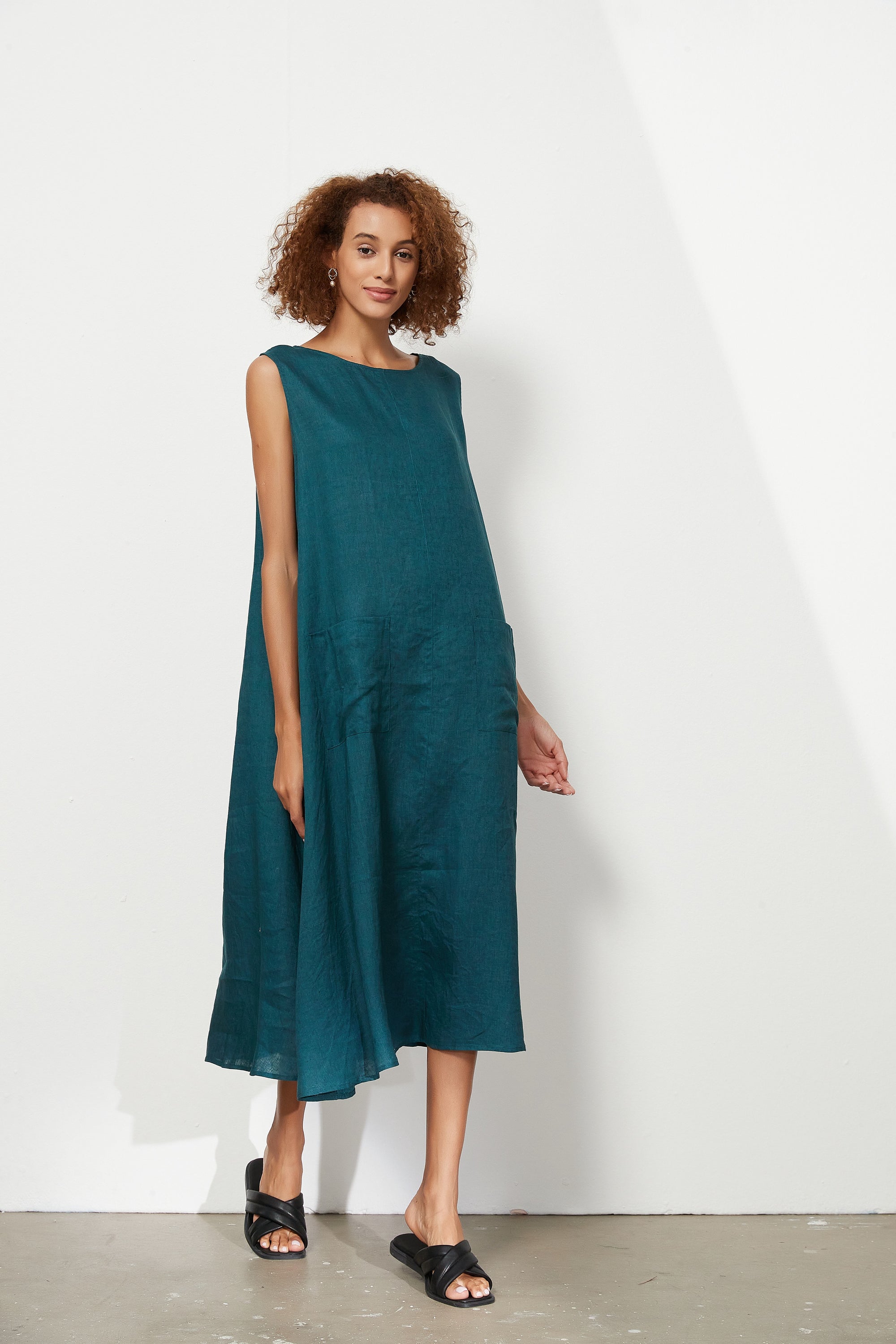 A LINE TANK DRESS