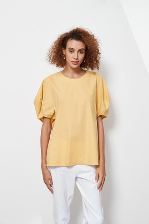 BALLOON SLEEVE TOP