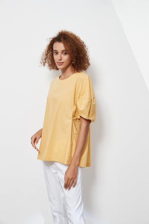 BALLOON SLEEVE TOP