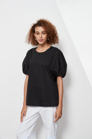 BALLOON SLEEVE TOP