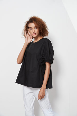 BALLOON SLEEVE TOP