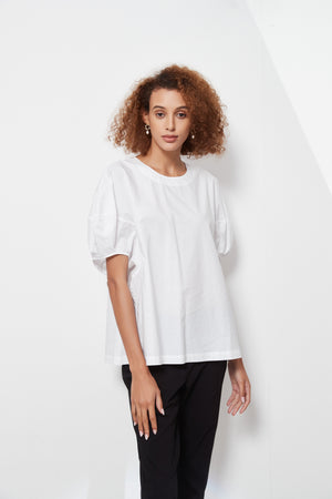 BALLOON SLEEVE TOP
